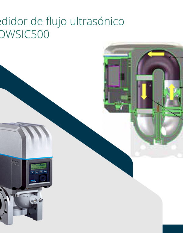 Medidor de flujo ultrasónico FLOWSIC500 SICK